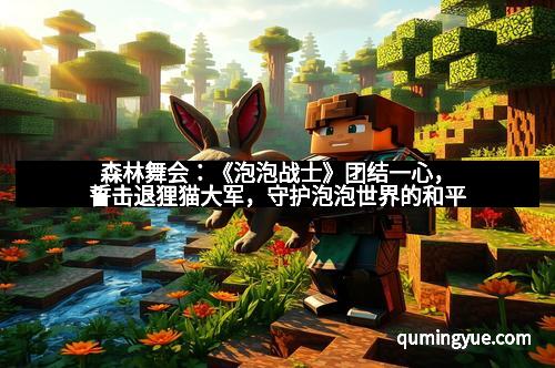 森林舞会：《泡泡战士》团结一心，誓击退狸猫大军，守护泡泡世界的和平